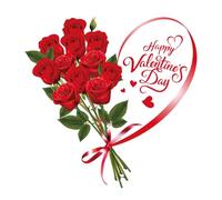 Autocollant de Fenêtre de La Saint-Valentin, Stickers Fenetre Saint Valentin, Autocollant Mural Amovible pour Réfrigérateur, Sticker de Décoration Saint-Valentin,Autocollants Fenêtre Fête Mariage, D