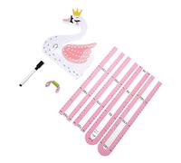 Autocollant de Hauteur Garçon et Filles 3d Animaux, 1 Set Rose en Papier | Mesure Murale pour Chambre D’garçon et Filles, Motif Créatif aux Couleurs Lumineuses, Imperméable