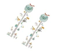 Autocollant de Mesure de Taille pour Garçon et Filles, Animaux | 1 Set, Pvc Amovible sans Résidu, Décor Mural pour Chambre de Bébé, Courbe de Croissance