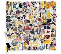 Autocollant De Poisson Banane En Pvc, Étiquette Graffiti Imperméable, Pour Valise, Bagage, Guitare, Voiture, Jouets Pour Enfants, 10/100 Pièces