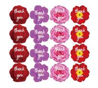 Autocollant De Remerciement, 3.8cm, Quatre Sortes De Fleurs, Joli Cadeau Enveloppes, Étiquette De Scellage, Scrapbooking, Décor Pour Petite Entreprise, 500 Pièces/Sac