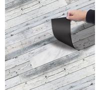 Autocollant De Sol Adhésif En Pvc Rrétro, Rouleau De Brique, 20x300cm, Motif De Ligne, Autocollants Muraux Amovibles En Pvc Pour Sol De Chambre D'hôtel