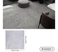 Autocollant de sol en carrelage de marbre épais imitation imperméable en PVC auto-adhésif pour salon, toilettes, cuisine, décoration murale~000879
