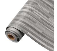 Autocollant de sol for la maison, papier peint auto-adhésif amovible en PVC avec Texture Grain bois(Color3,40cmX3m-2pcs)