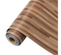 Autocollant de sol for la maison, papier peint auto-adhésif amovible en PVC avec Texture Grain bois(Color4,40cmX3m-3pcs)