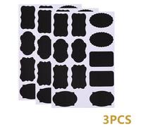 Autocollant De Tableau Noir Réutilisable, 1 Pièce, 1 @ #, Organisateur De Bocaux De Cuisine, Étiquettes Autocollantes Pour Tableau Noir, Autocollants Muraux