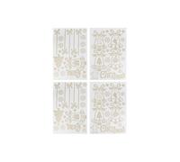 Autocollant décor de noël flocon de neige cloche pour fenêtre porte vitrine