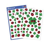 ZDesign Sticker 'coccinelle et trèfle'