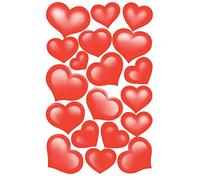 Avery Autocollant décoratif ZDesign Sticker CREATIVE 'coeurs' 4400 papier rouge