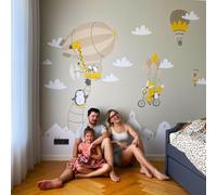 Autocollant décoratif pour chambre d'enfant Decords, motif animal, modèle 034-099 – Largeur : 340 cm