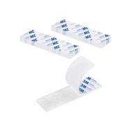 Autocollant Double Face - Scratch - Bande Agrippantes Adhésives 3M - Blanc - 3 x 100mm