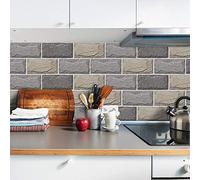Autocollant effet carrelage mural pour décoration intérieure, dosseret auto-adhésif, carreaux autocollants pour salon, cuisine, salle de bain (UB003, 27pcs)