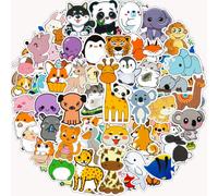 Autocollant Enfant 100 Pcs Stickers Animaux Kawaii, Vinyle Imperméable Gommettes 3-5 Ans, Stickers Scrapbooking Ordinateur Portable Journal Gourde