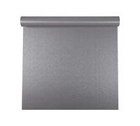 Autocollant gris brossé métal acier inoxydable film vinyle papier peint pour lave-vaisselle, réfrigérateur, cuisinière, appareils ménagers, meubles, étiquette murale, papier amovible 40 cm x 3 m