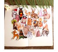 Autocollant Main Petit Animal Mignon, Étiquette De Récompense Pour Enfants, Étiquette Créative Pour Album Photo, Diy Bricolage, 22 Pièces
