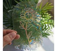 Autocollant mural 3D arc-en-ciel attrape-soleil, attrape-lumière, film PVC pour fenêtre, autocollant pour moto, feuille PVC, décoration d'intérieur~000243