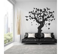 Autocollant mural Decords – arbre décoratif moderne, dimensions : 305 x 381 cm