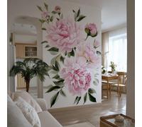 Autocollant mural Decords – grandes roses de Pâques roses, 200 cm