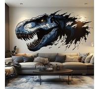 Autocollant mural Decords – T-Rex réaliste avec effet 3D, 180 cm