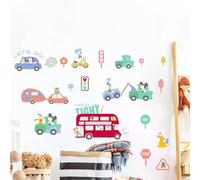 Autocollant mural dessin animé Disney Mickey Mouse Minnie Baby Sleep pour chambre d'enfant, décoration de papier peint, mignon, autocollant, DIY~1659