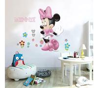 Autocollant mural dessin animé Disney Mickey Mouse Minnie Baby Sleep pour chambre d'enfant, décoration de papier peint, mignon, autocollant, DIY~1662