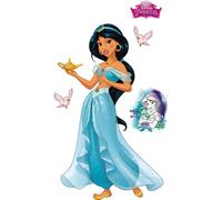 Autocollant mural Disney Princesse Yasmine bleu - 612739 - 127 x 200 cm