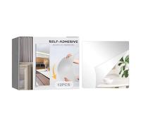 Autocollant mural effet miroir 3D acrylique autocollant, décoration de la maison, sans perçage, anti-chute