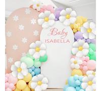 Autocollant mural en vinyle pour arche de ballons de révélation de genre, pancarte de fête Équipe Garçon ou Fille, décor de toile de fond photo Polychlorures de vinyle