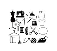 Autocollant Mural Pvc Noir Amovible pour Vitrine de Boutique de Vêtements