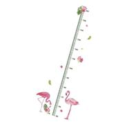 Autocollant Mural Toise Oiseau Tropical PVC, Règle Croissance Garçon | Murs et Meubles, Réutilisable, Imperméable, S’Applique à Lisse, Style Animal Cartoon