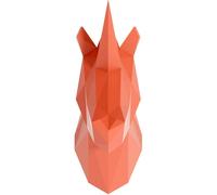 Autocollant origami 3D, licorne rose, 120 x 45 cm