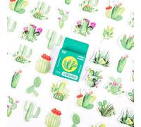 Autocollant Plante De Cactus Mignon Kawaii, Étiquette Scrapbooking, Décoratif, En Papier, Pour Journal Intime, Papeterie Fournitures Scolaires, Diy Bricolage, 46 Feuilles