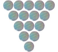 Autocollant Réfléchissant Anti Oiseaux Argenté PVC 40 Pièces | Lot de 2 Ensembles, Format 7,5x7,5x0,3cm, pour Fenêtres et Bateaux