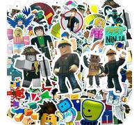 Autocollant Robllox, 100 Pieces Stickers Robllox, Stickers Kawaii, Autocollant Kawaii, Étanches Vinyle Autocollants, Accessoire pour Ordinateur Valise