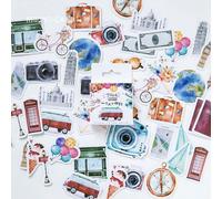 Autocollant Scrapbook Décoratif, Étiquette Scrapbook, Pour Album Photo, Journal Intime, Décor De Voyage, Diy Bricolage, 46 Pièces/Paquet