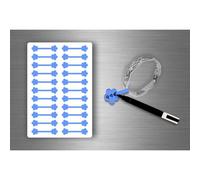 Autocollant Sticker Bijoux Prix Etiquette Magasin Bijouterie Diy - Bleu / Lot De 110