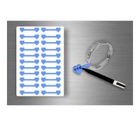 Autocollant Sticker Bijoux Prix Etiquette Magasin Diy Bijouterie - Bleu / Lot De 110