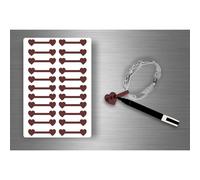Autocollant Sticker Bijoux Prix Etiquette Magasin Diy Bijouterie - Marron / Lot De 110