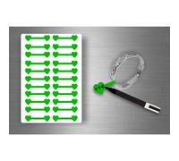 Autocollant Sticker Bijoux Prix Etiquette Magasin Diy Bijouterie - Vert / Lot De 110