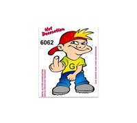 Autocollant Sticker Enfant F*Ck, 10 X 12 Cm