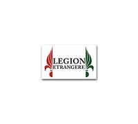 Autocollant / sticker Légion étrangère 2 France Armée de Terre militaire Insigne de l'armée française emblème 11 x 7cm #A2180