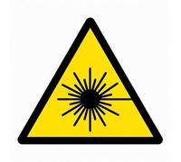 Autocollant sticker vinyle waterproof laser signaletique attention warning
