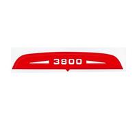 Autocollant Stickers 3800 Rouge Et Blanc De Capot Filtre À Air Pour Solex 3800
