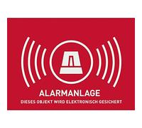 Autocollant système d'alarme