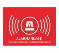 Autocollant système d'alarme (Import Allemagne)