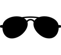 Autocollant tableau noir – autocollant mural effaçable – motif lunettes de soleil – 55 x 150 cm