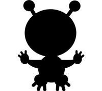 Autocollant tableau noir – autocollant mural effaçable – motif ours en peluche – 135 x 100 cm