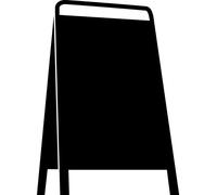 Autocollant tableau noir – autocollant mural effaçable – panneau de menu – 95 x 70 cm