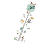 Autocollant Toise Animaux Dessin Animé 1 Set Pvc Décor Mural