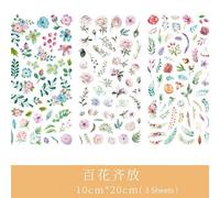 Autocollant Washi Plante Alimentaire Kawaii, Étiquette Scrapbooking, Pour Journal Agenda, Décoration Artisanale, Diy Bricolage, 3 Feuilles